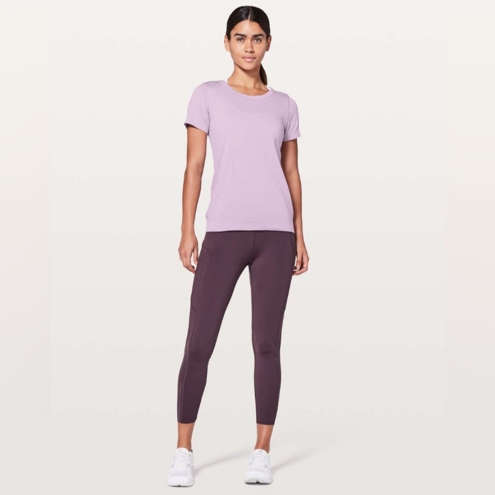 lululemon athletica Lavender Short Sleeve Tee